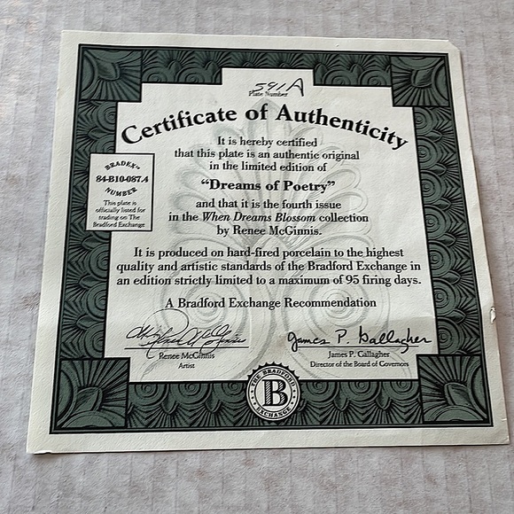 *NEW* Limited Edition 1994 Plate - Picture 3 of 4